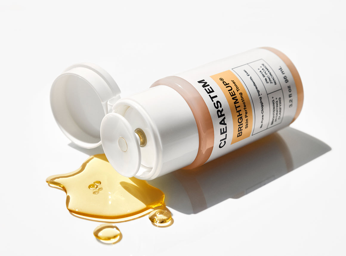 BRIGHTMEUP® bottle on its side